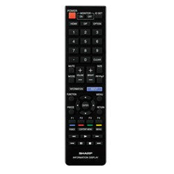 Sharp PN-ZR02 remote control IR Wireless TV Press buttons