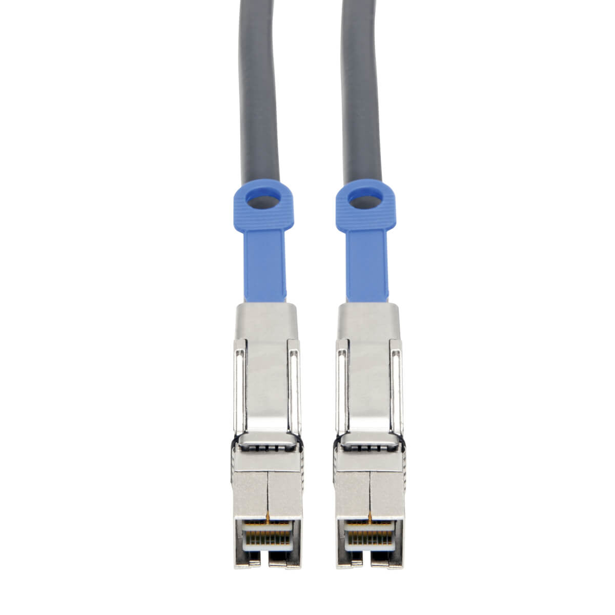 Tripp Lite S528-02M Serial Attached SCSI (SAS) cable 78.7" (2 m) 12 Gbit/s Black, Blue, Metallic