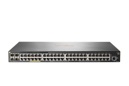 Hewlett Packard Enterprise Aruba 2930F 48G PoE+ 4SFP Managed L3 Gigabit Ethernet (10/100/1000) Power over Ethernet (PoE) 1U Gray