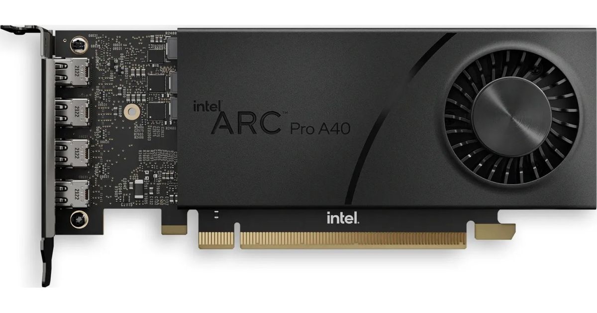 6E3Y8AA - HP Intel Arc Pro A40 6GB Graphics Card