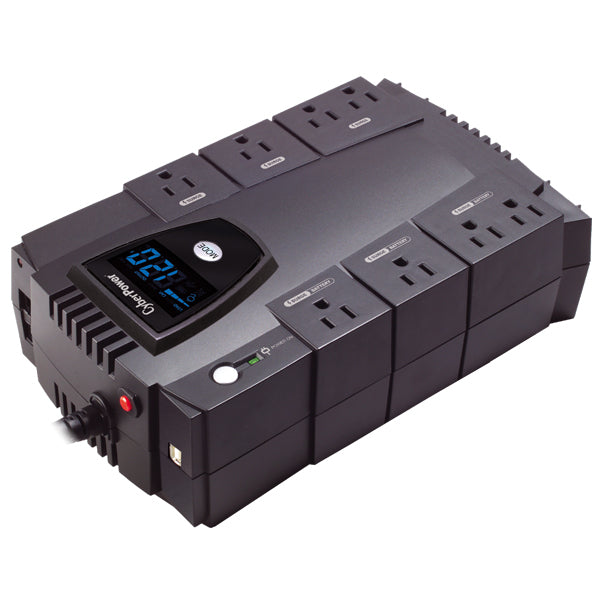 CyberPower CP825LCD uninterruptible power supply (UPS) Standby (Offline) 0.825 kVA 450 W