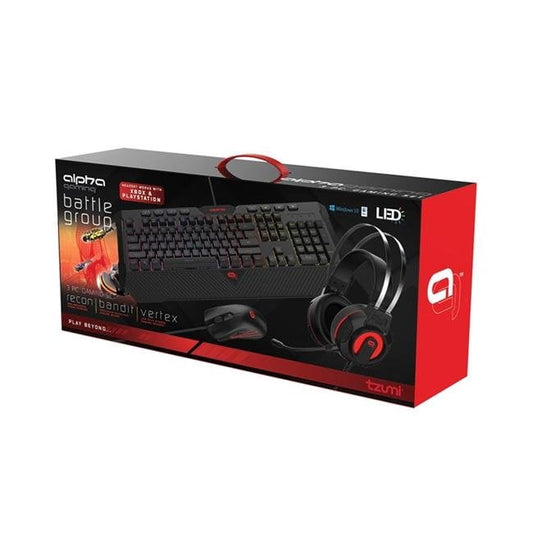 6794BLK - Alpha Tzumi Gaming Combo Keyboard