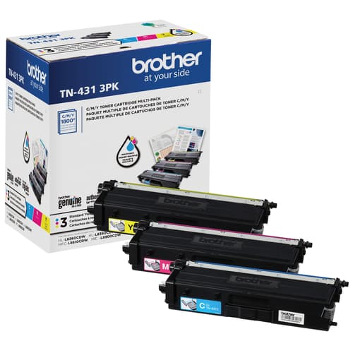 TN4313PK - Brother Standard-Yield 3 Pack Color Toner Cartridges