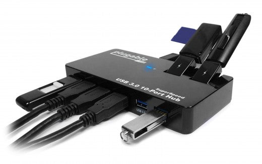 USB3-HUB10C2 - PLUGABLE TECHNOLOGIES PLUGABLE USB HUB 10 PORT USB 3.0 5GBPS