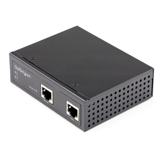 INDUSTRIAL GIGABIT ETHERNET POE INJECTOR - POWER OVER ETHERNET INJECTOR - UP TO