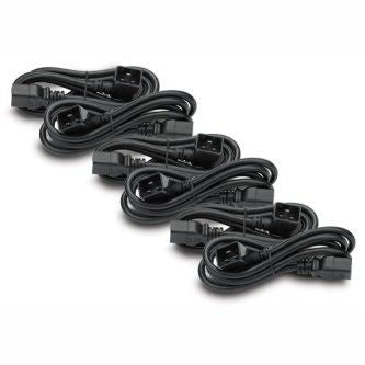 APC Power Cord Kit (6 ea), C19 / C20 (90 degree), 1.8m Black 70.9" (1.8 m)