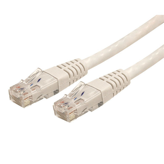 C6PATCH25WH - StarTech.com 25FT WHITE CAT6 ETHERNET CABLE DELIVERS MULTI GIGABIT 1/2.5/5GBPS & 10GBPS UP TO