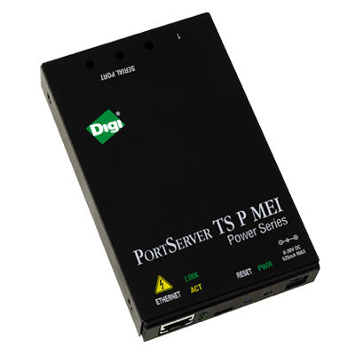 DIGI PORTSERVER TS 2 P MEI, 2 PORT RS-232/422/485 POWERED SERIAL TO ETHERNET DEV