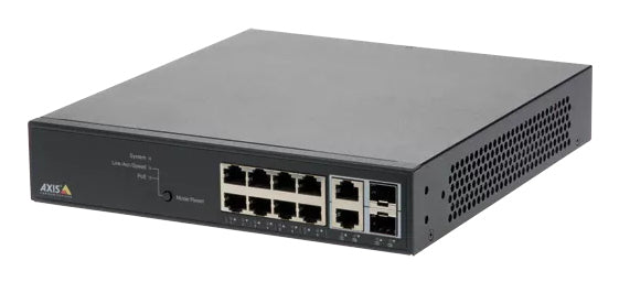 01191-002 - Axis 8-Port Gigabit PoE+ Managed Network Switch