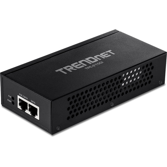 2.5G POE+ INJECTOR, MODEL TPE-215GI, COMBINES ELECTRICAL POWER WITH A 2.5GBASE-T