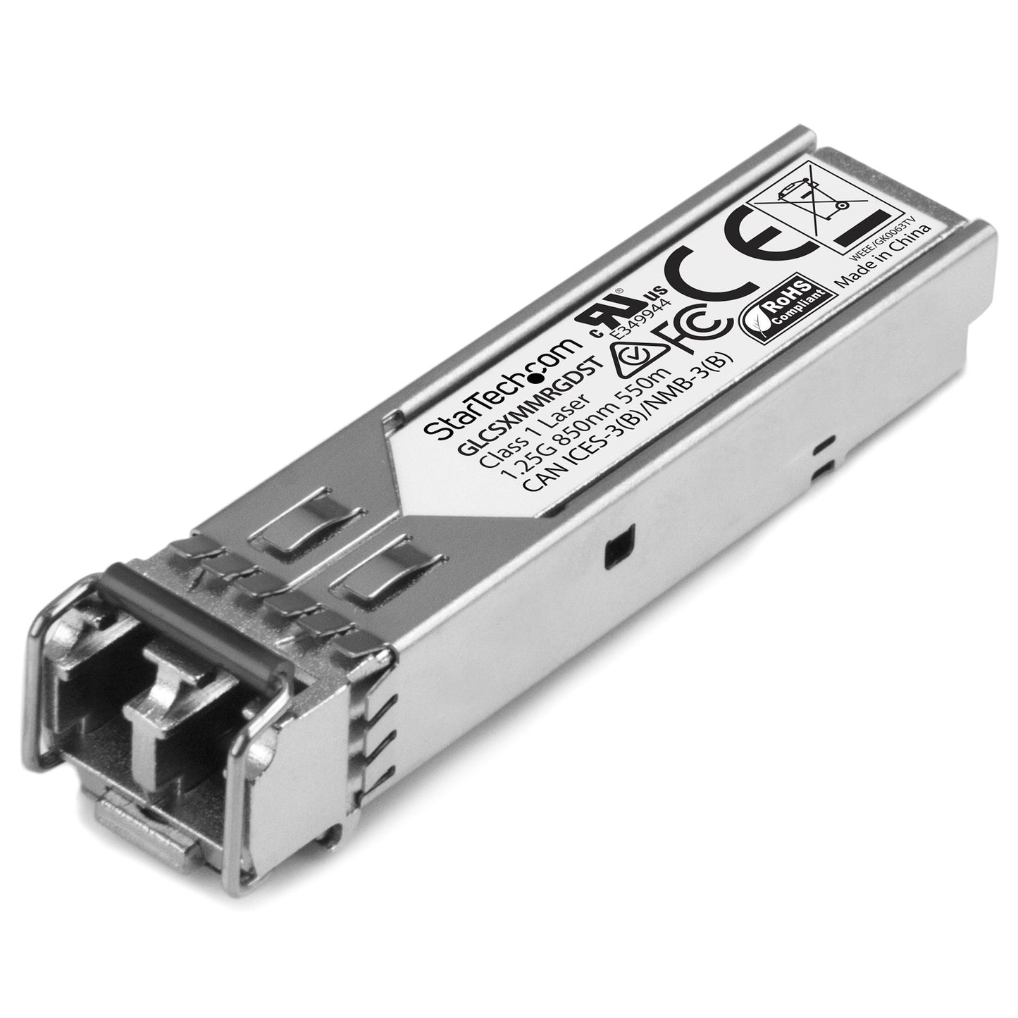 StarTech.com GLCSXMMRGDST network transceiver module Fiber optic 1250 Mbit/s SFP 850 nm