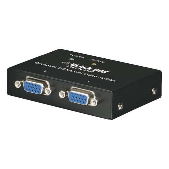 COMPACT VGA VIDEO SPLITTER - 2-CHANNEL, GSA, TAA