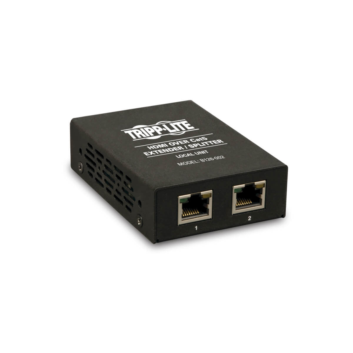 2-PORT HDMI OVER CAT5/CAT6 A/V EXTENDER / VIDEO SPLITTER 1080P 150 FT