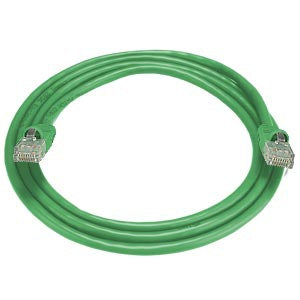 Panduit 5m, Cat 6a S/FTP networking cable Green 196.9" (5 m) Cat6a