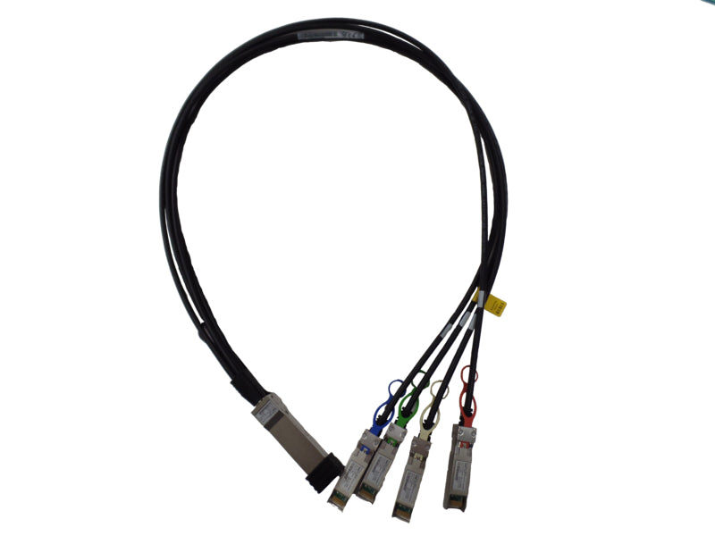 Hewlett Packard Enterprise Q9S72A fiber optic cable 39.4" (1 m) QSFP28 4x SFP28 Black