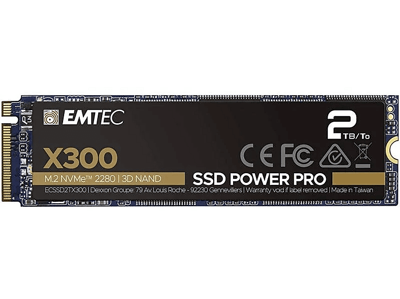 ECSSD2TX300 - Emtec X300 2TB Portable Solid State Drive