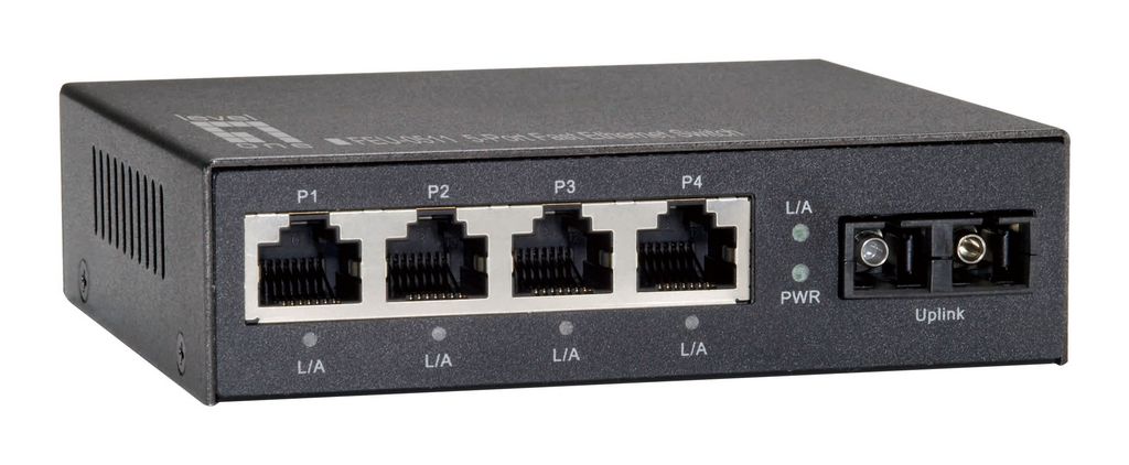 FEU-0511 - LevelOne 5-Port Fast Ethernet PoE Switch