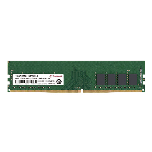 Transcend TS512MLH64V6H-I memory module 4 GB 1 x 4 GB DDR4 2666 MHz