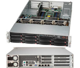 CHASSIS, BLACK 2U SC829BTQ WIO+ CHASSIS W/ REDUNDANT 920W, BLACK