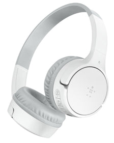 Belkin AUD001BTWHCS headphones/headset Head-band 3.5 mm connector Micro-USB Bluetooth White