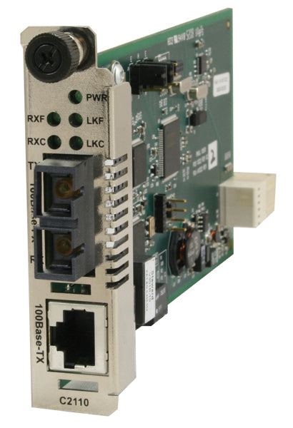 Transition Networks C2110-1014 network media converter Internal 100 Mbit/s 1300 nm Single-mode