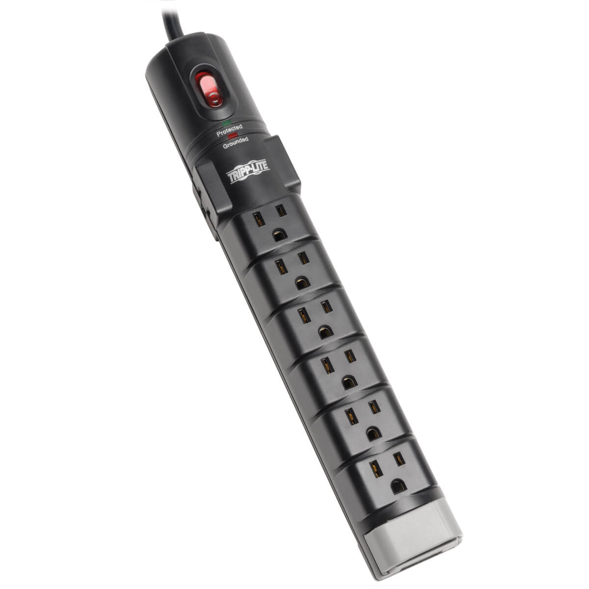 Tripp Lite TLP806TEL surge protector Black 8 AC outlet(s) 120 V 72" (1.83 m)