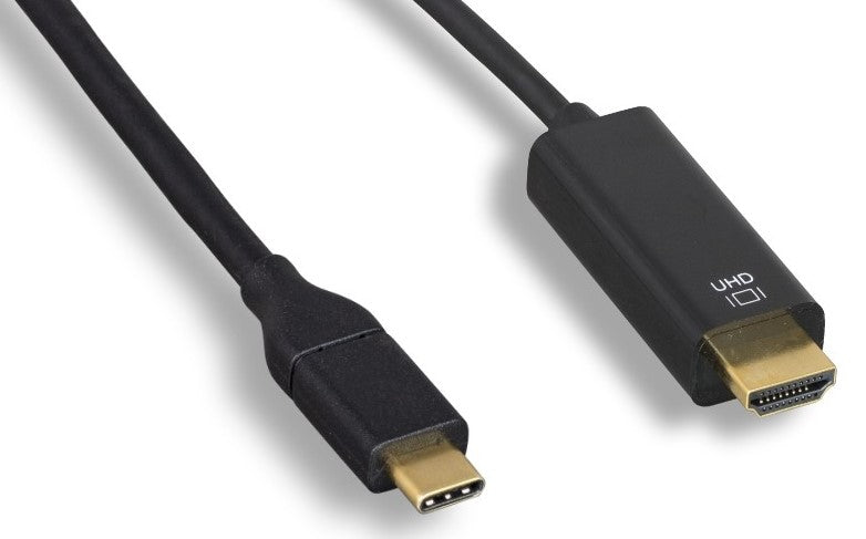 USBCMHDMIMK06-AX - Axiom USB-C MALE TO HDMI MALE ADAPTER CABLE - BLACK - 6FT