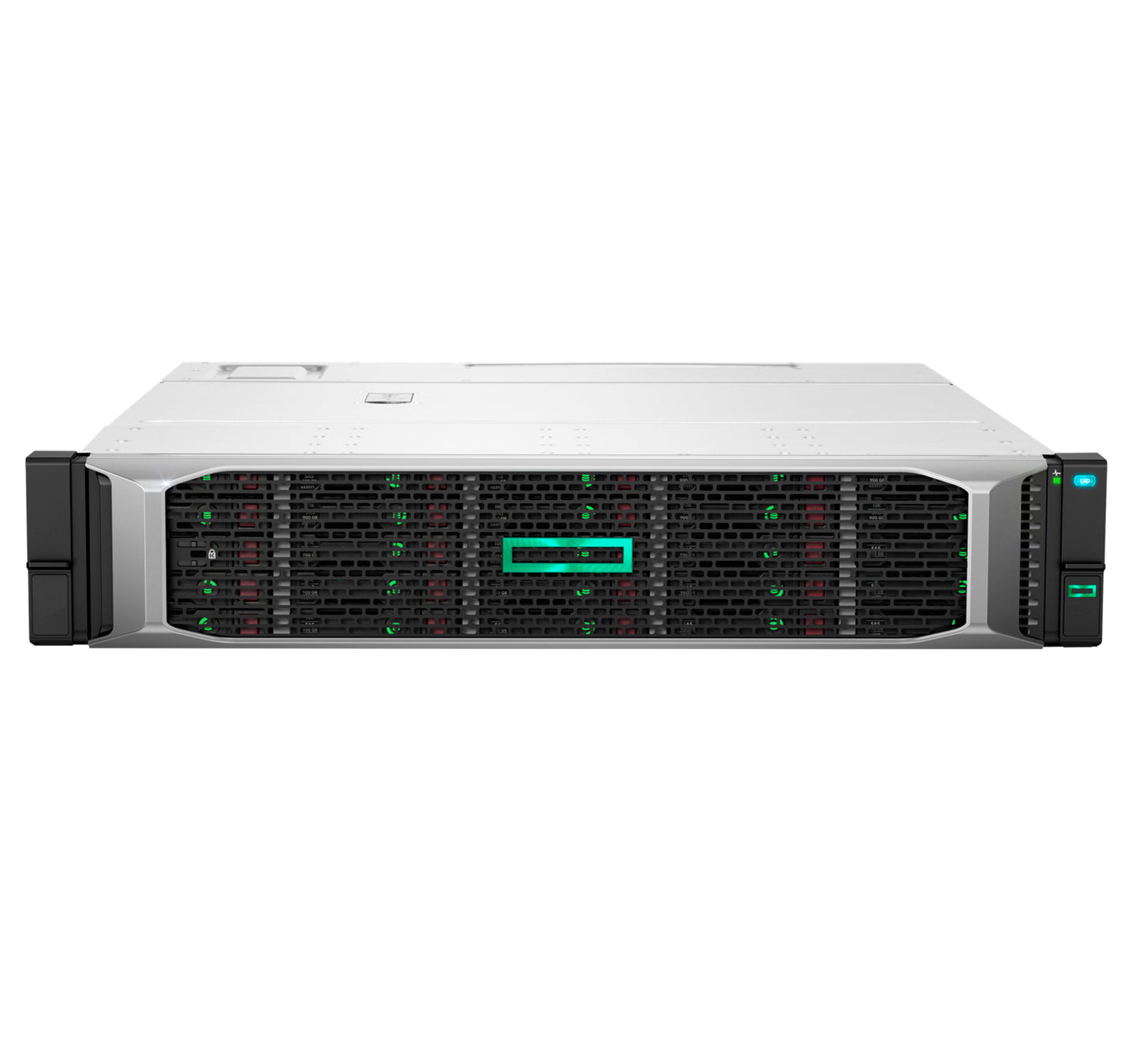 Hewlett Packard Enterprise Q1J10B disk array Rack (2U) Black, Silver