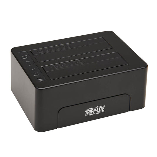 Tripp Lite U339-E02 storage drive docking station USB 2.0 Type-B Black