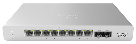 Cisco Meraki MS120-8LP Managed L2 Gigabit Ethernet (10/100/1000) Power over Ethernet (PoE) Gray