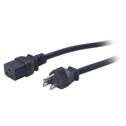 POWER CABLE - IEC 320 EN 60320 C19 (F) - NEMA 5-15 (M) - 8 FT