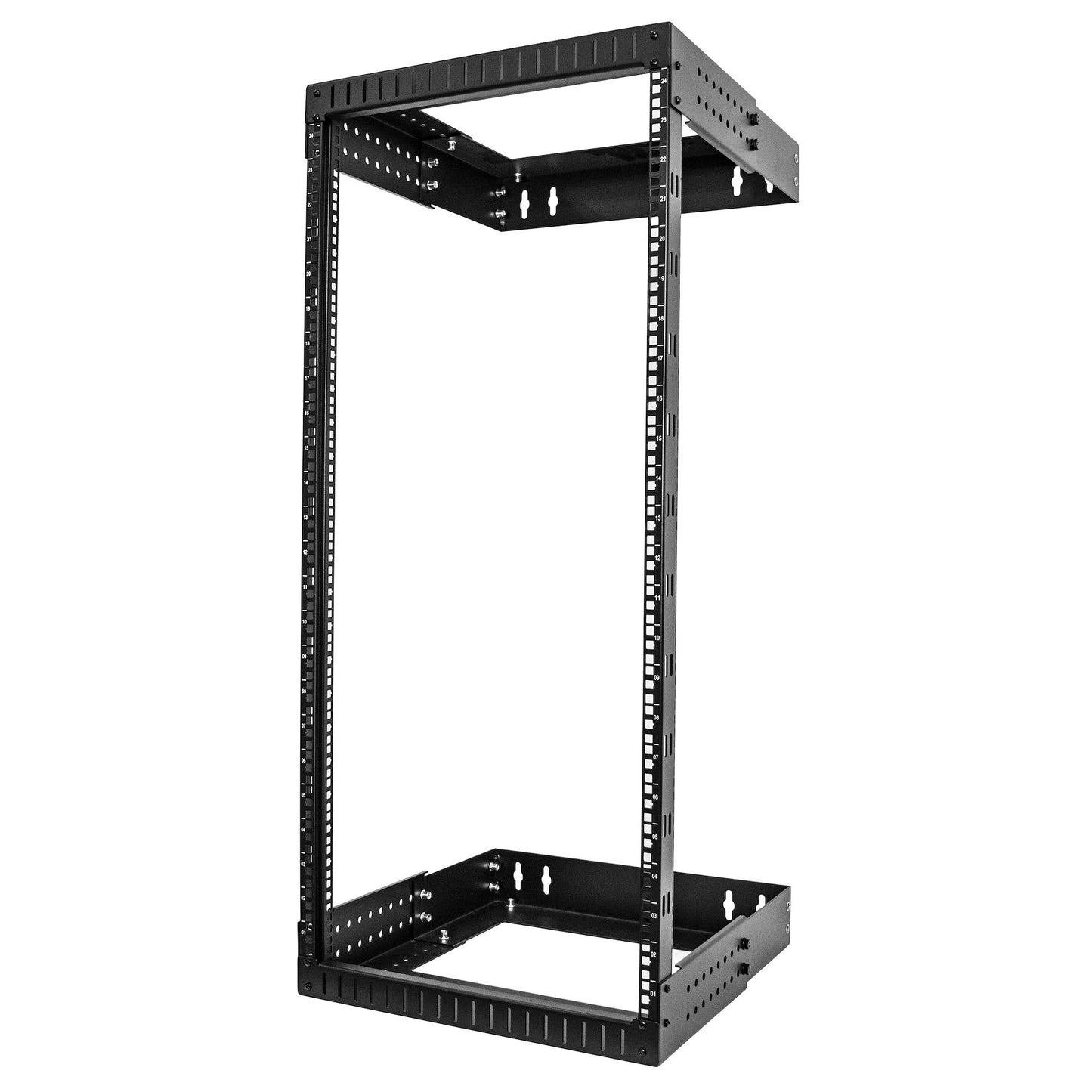 StarTech.com RACK-24U-20-WALL-OA rack cabinet Wall mounted rack Black