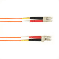 OM1 62.5/125 MULTIMODE FIBER OPTIC PATCH CABLE - OFNR PVC, LC TO LC, ORANGE, 4-M