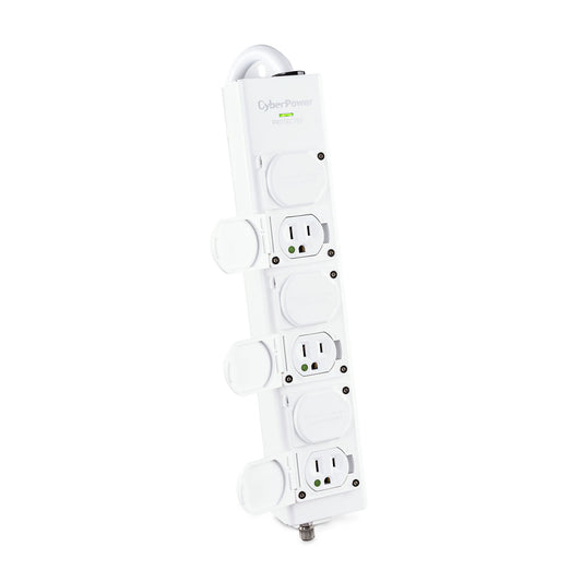 CyberPower MPV615S surge protector White 6 AC outlet(s) 100 - 125 V 181.1" (4.6 m)