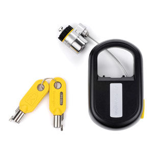 Kensington K64538US cable lock Black, Silver, Yellow 47.2" (1.2 m)