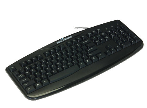 STK503P - Seal Shield WASHABLE MEDICAL GRADE KEYBOARD - DISHWASHER SAFE (BLACK)(PS2)