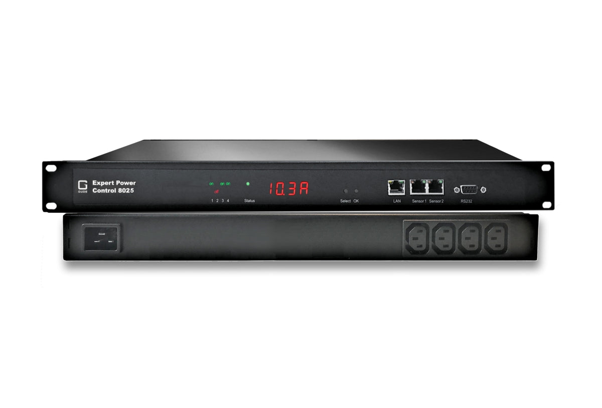 8001-1 - GUDE 5-Port Switched and Outlet-Metered PDU