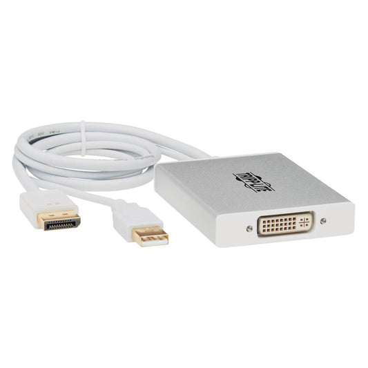 Tripp Lite P134-06N-DVI-DL video cable adapter 5.91" (0.15 m) DisplayPort DVI-D + USB Silver