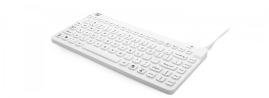 SCLP/BKL/W5 - Man & Machine SLIM COOL LP BACKLIGHT KEYBOARD - WHITE