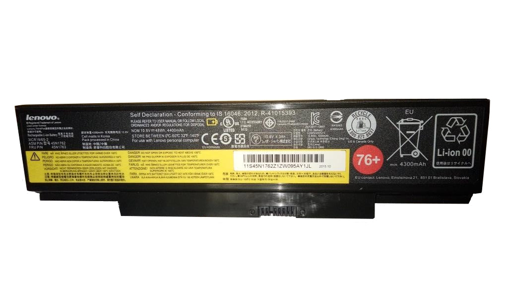 Lenovo 45N1763 notebook spare part Battery