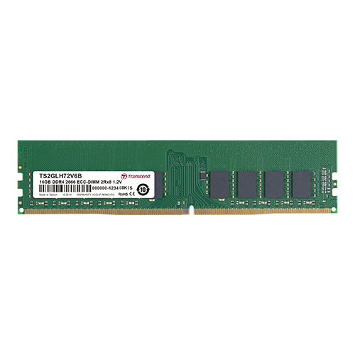 Transcend TS1GLH72V6BL memory module 8 GB 1 x 8 GB DDR4 2666 MHz ECC