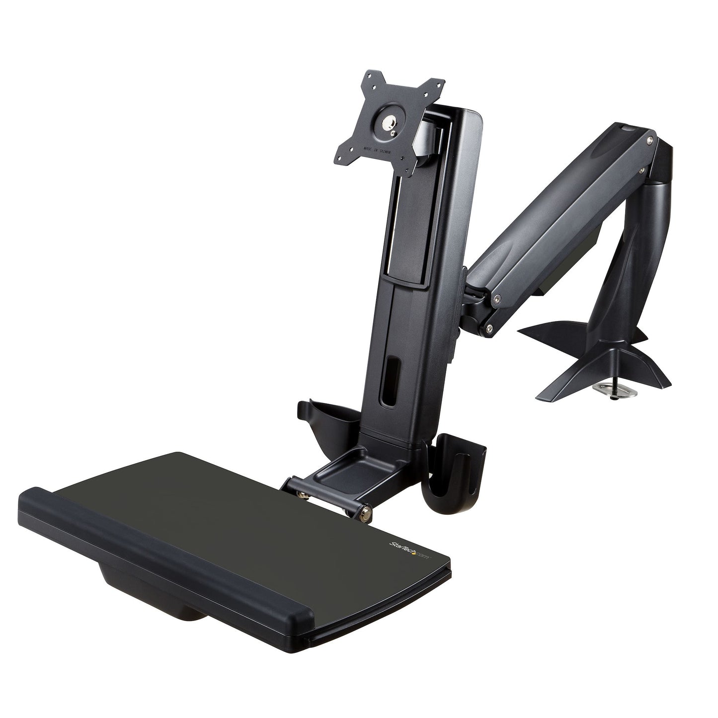 DESK MOUNT SIT-STAND MONITOR ARM SUPPORTS SINGLE VESA DISPLAY UP TO 34IN (17.6LB