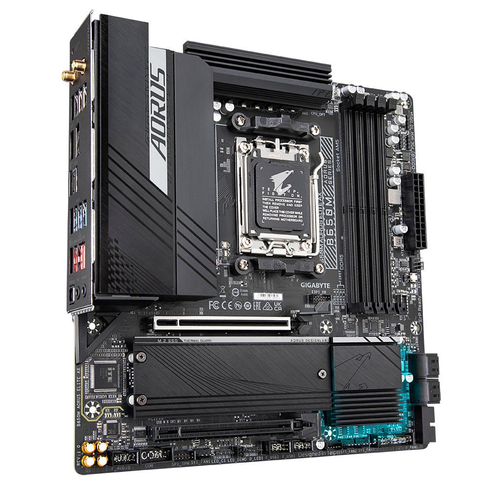 Gigabyte B650M AORUS ELITE AX motherboard AMD B650 Socket AM5 micro ATX