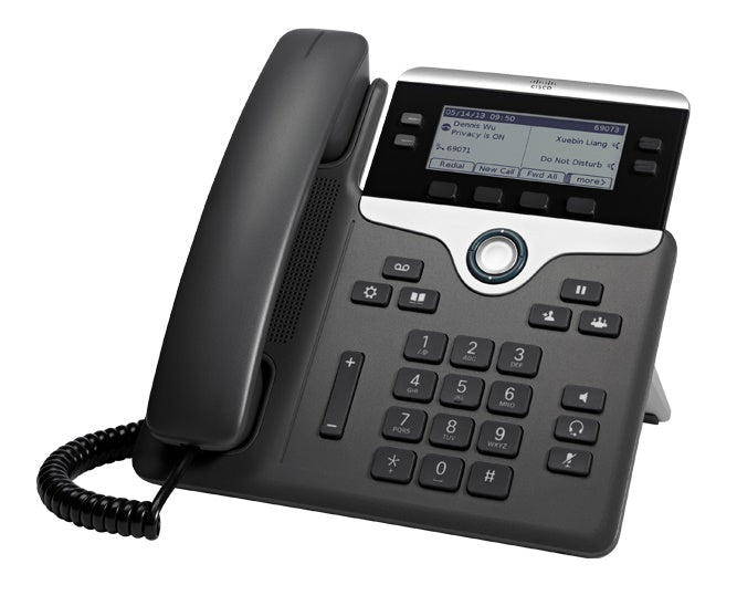 Cisco 7841 IP phone Black, Silver 4 lines LCD