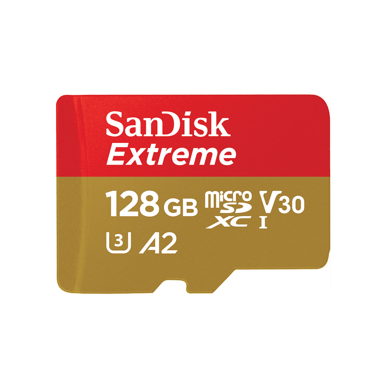 SANDISK EXTREME, MICROSDXC, MEMORY CARD, 128GB, UHS-I, 4K, CLASS 10, W/ ADAPTERU