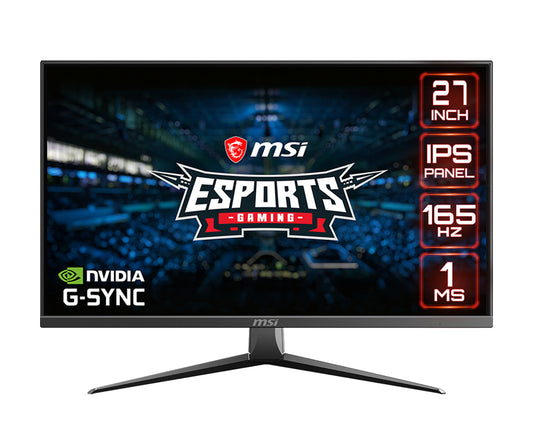 MSI OPTIX MAG2732 27 INCH IPS GAMING MONITOR 165HZ REFRESH RATE 1MS RESPONSE TIM