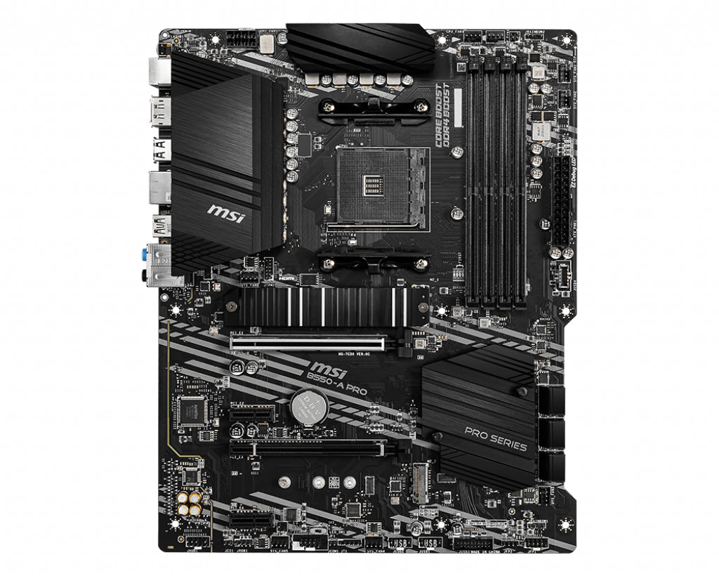 B550-A PRO,AMD B550,BLACK/MATT,ATX,AM4,SUPPORTS 3RD GEN AMD RYZEN/ 3ND GEN AMD R