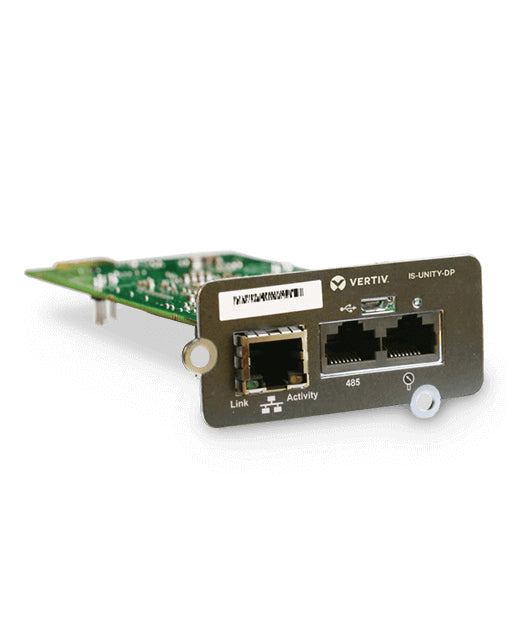 IS-UNITY-SNMP - Vertiv LIEBERT INTELLISLOT UNITY - SNMP - NETWORK CARD REMOTE MONITORING ADAPT