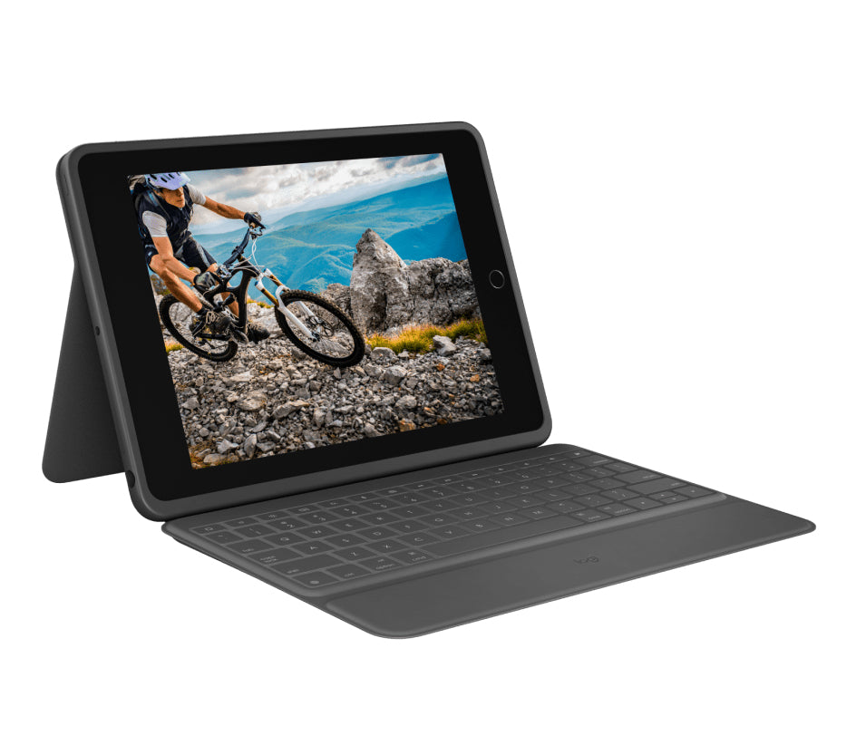 RUGGED FOLIO FOR 7TH AND 8TH GENERATION IPAD - GRAPHITE