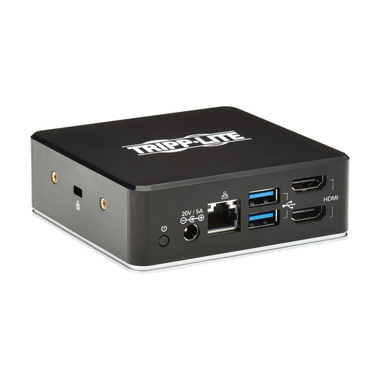 Tripp Lite U442-DOCK20BINT notebook dock/port replicator Wired USB 3.2 Gen 1 (3.1 Gen 1) Type-C Black